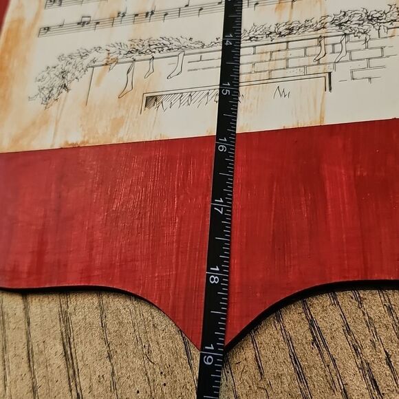 Large Wood Music Sheet Design Piano - Picture 4 of 6